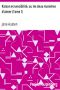 [Gutenberg 33388] • Raison et sensibilité, ou les deux manières d'aimer (Tome 1)